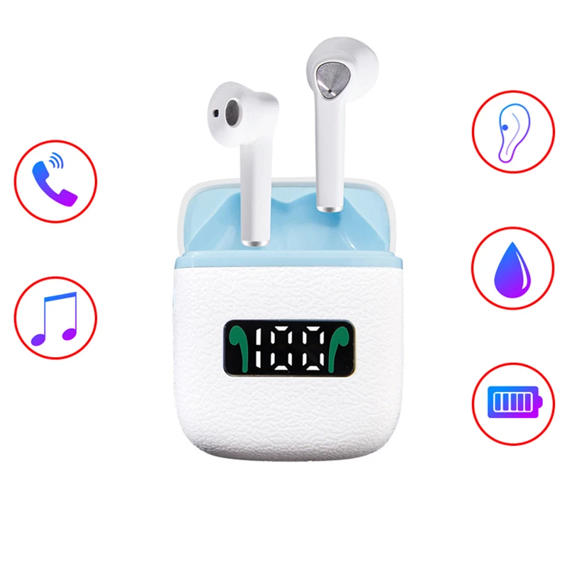 

TWS-наушники S20 с шумоподавлением и цифровым дисплеем, Bluetooth 5,0
