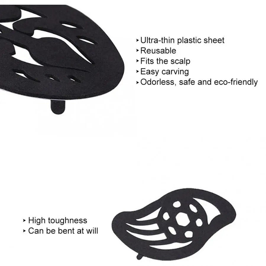 25 шт. трафареты для нанесения татуировок на волосы|Аксессуары укладки| |