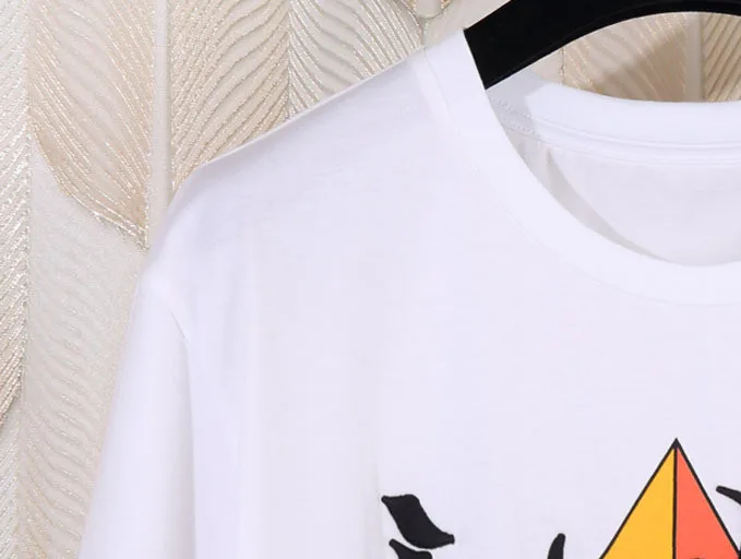 

Женская футболка с коротким рукавом и круглым вырезом, из 2021 хлопка