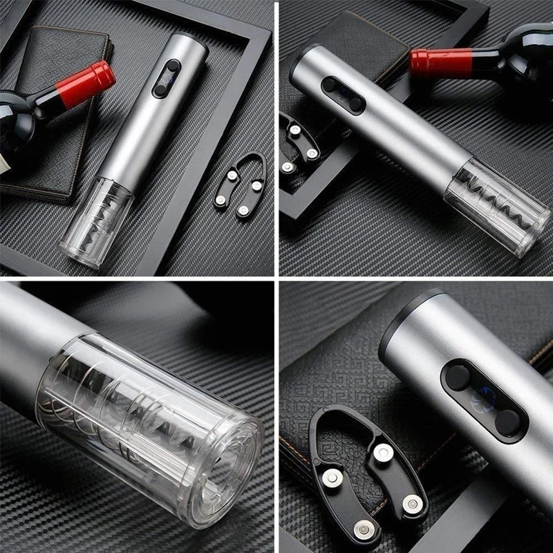 Электрический штопор автоматический с аккумулятором и ножом для