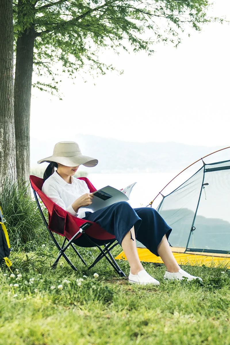 Naturehike Высокое качество Удобный Складной Кемпинг спинка стул открытый складной