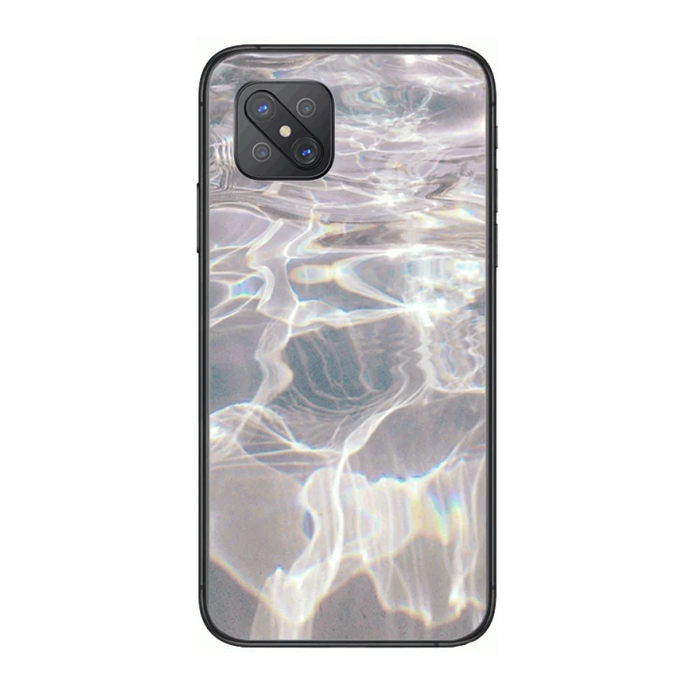 

starry sky Fashion Phone Case cover For OPPO A91 9 83 79 92s 5 F9 A7X Reno2 Realme6pro 5 black tpu cell cover