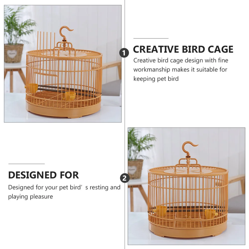 

1 Set Bird Cage Parrot Display Cage for Parakeet Budgie
