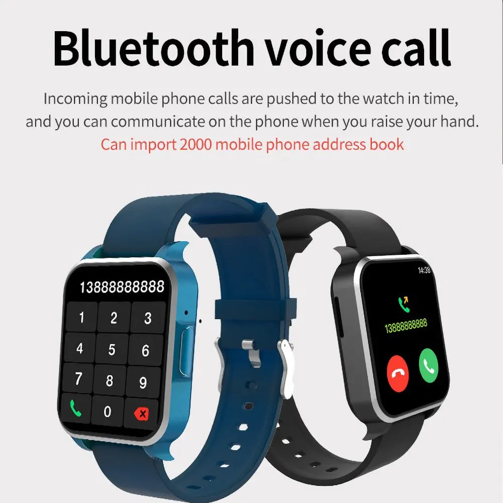 

Спортивный Браслет ST10D с сенсорным экраном 1,7 дюйма, совместимый с Bluetooth, водонепроницаемые умные часы, пульсометр, фитнес-трекер для Android и IOS