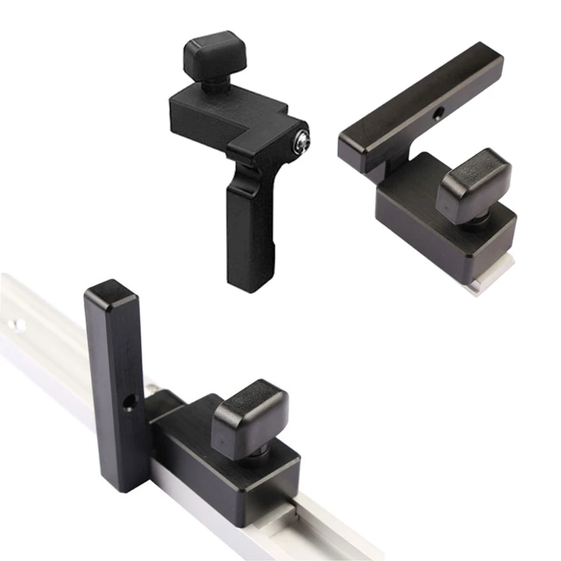 

1pc Woodworking DIY Tools Miter Track Stop For T-Slot T-Tracks Manual Durable In