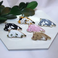 10pcs trendy cute pink cat metal charms for diy making earrings necklace pendant jewelry accessories