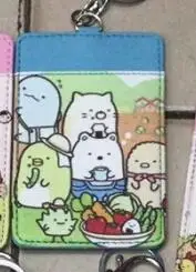 see chart IVYYE 1 шт. Sumikko gurashi аниме плюшевый держатель для карт PU мультфильм Кредитные ID Сумки монета автобус карты кошелек малыш девочки подарки - Цвет: see chart