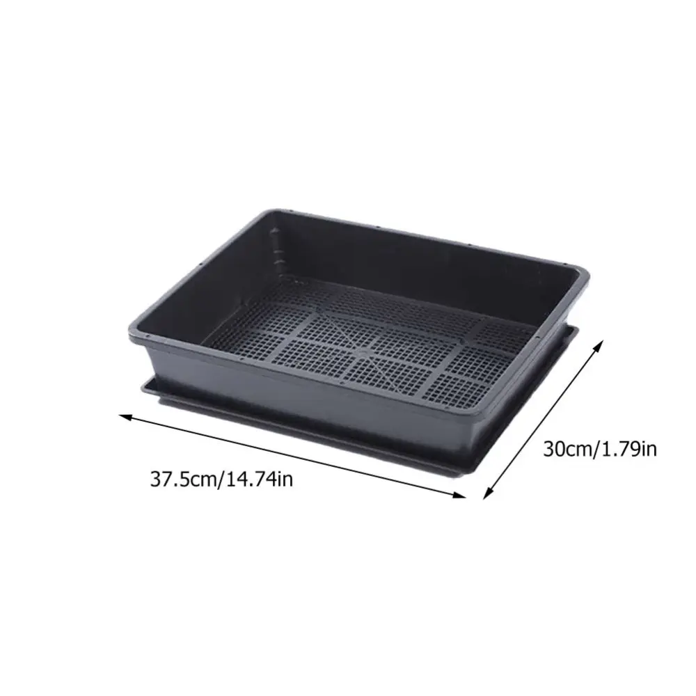 

3 Sets Nursery Pots Growing Pots Garden Growing Germination Baskets with Trays