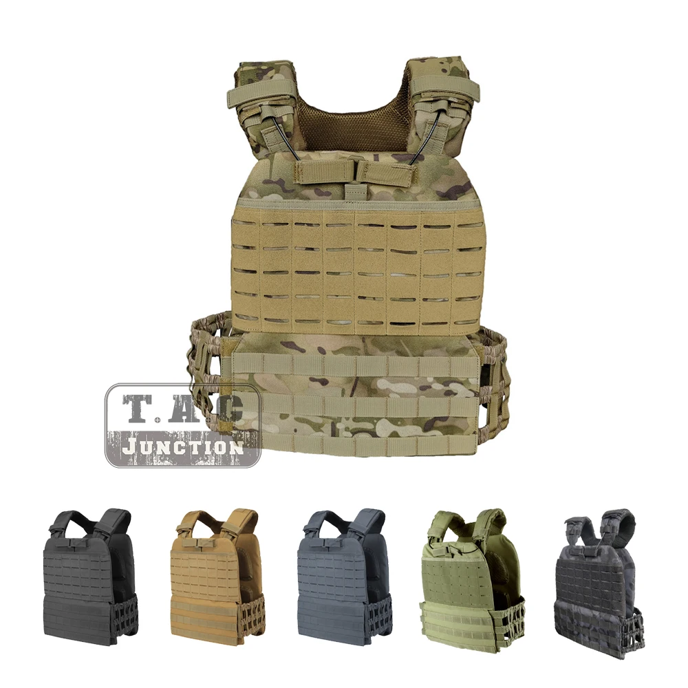 

Tactical Cross Fit Plate Carrier Weighted Vest Adjustable Heavy Carrier Quick Release Combat CS Protective Vest
