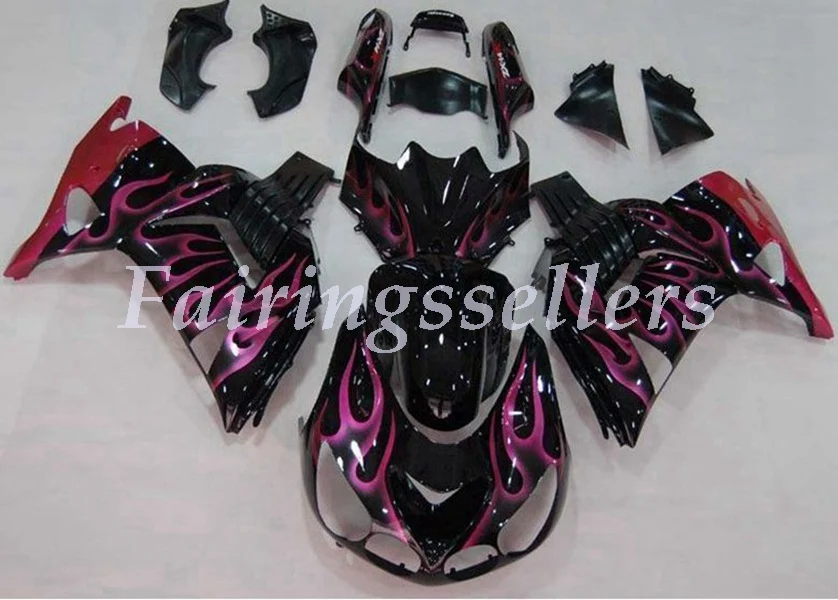 Литьевая форма для мотоцикла новый комплект обтекателей ABS kawasaki Ninja ZX 14R 2006 2007 2008