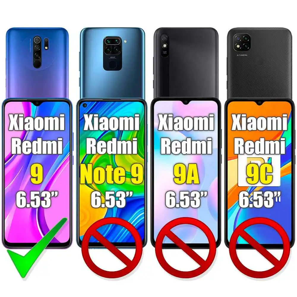 Защитная пленка для экрана Гидрогелевая гибкая Xiaomi Redmi 9 полное покрытие