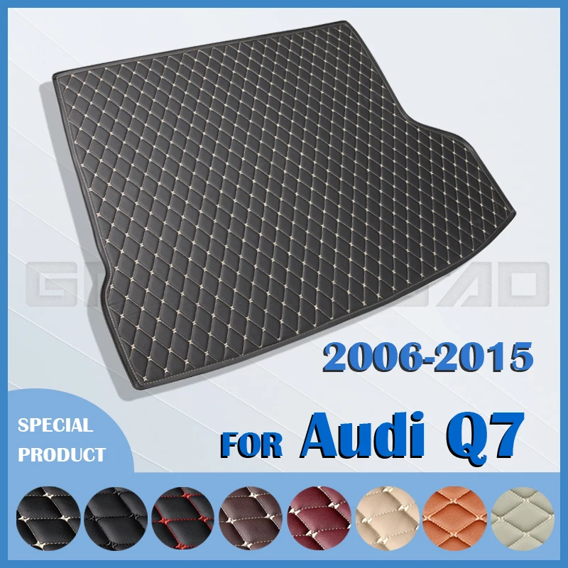 

Car trunk mat for Audi Q7 Five seats 2006-2008 2009 2010 2011 2012 2013 2014 2015 cargo liner carpet interior accessories cover