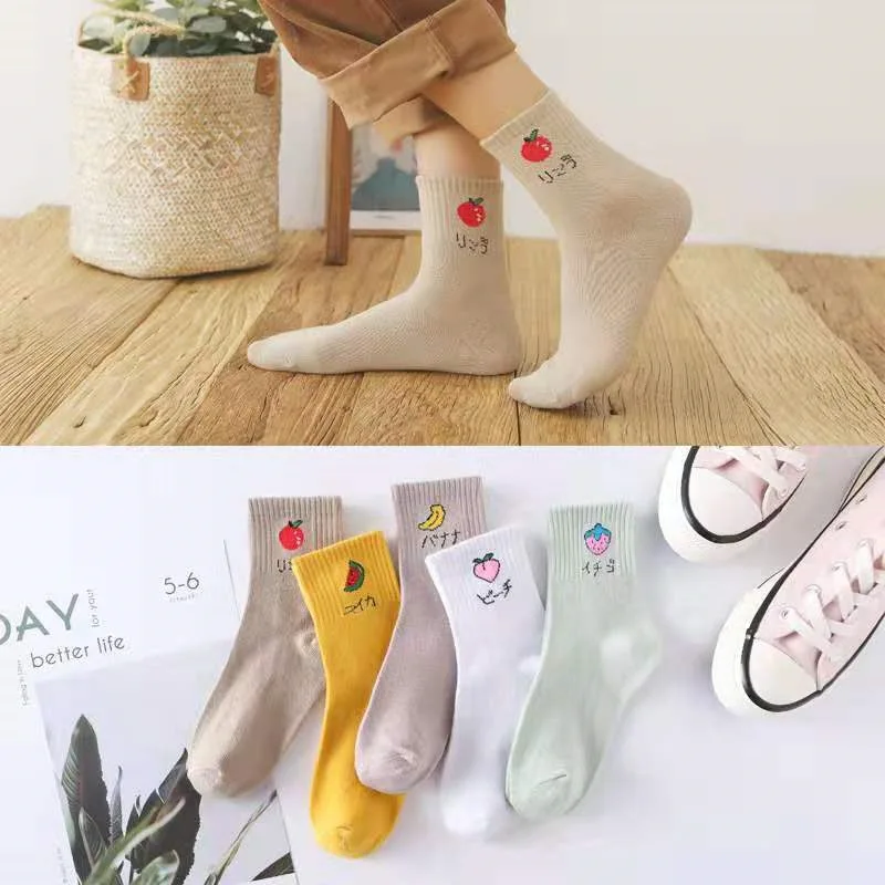 Funny Cartoon Girl Patterned Women Ankle Cotton Socks Short Hipster Japanese Casual Creative Summer Art Sox | Женская одежда