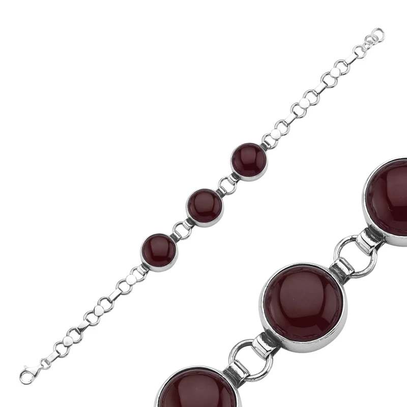 

Серебряный красный агат Silverlina