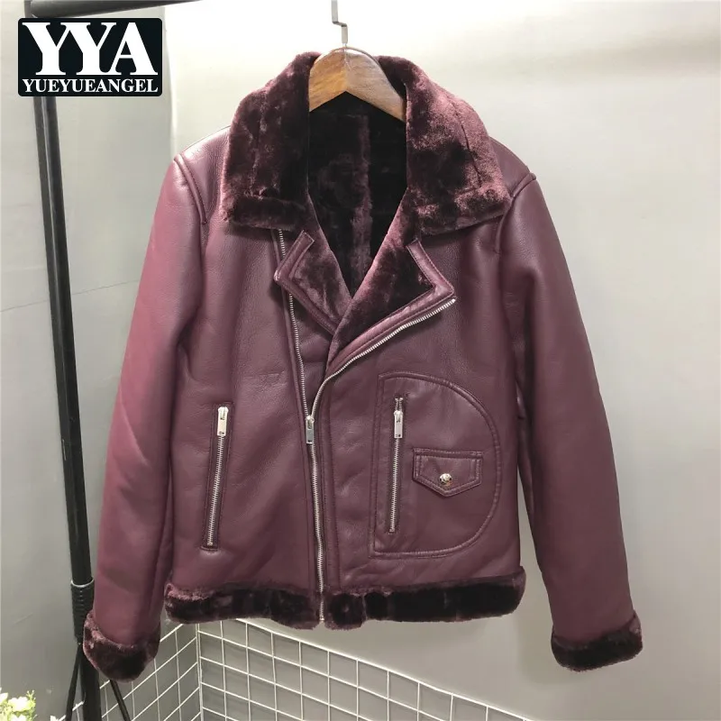 

Winter Super Warm Pu Leather Coat Women Street Casual Black Biker Leather Jacket High Quality Zipper Office Female Outerwear