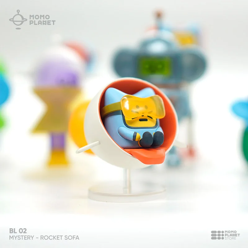 original blind box momo planet season 2 planet secret realm series anime guess bag action figure cartoon character model gift free global shipping