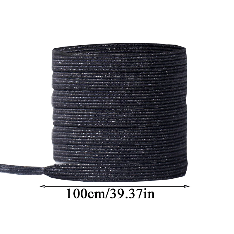 1Pair No Tie Shoelaces Unisex Elastic Shoelaces Locking Shoe Laces Strings For Kid Adult Sneakers Shoelace 23 Color Shoestrings