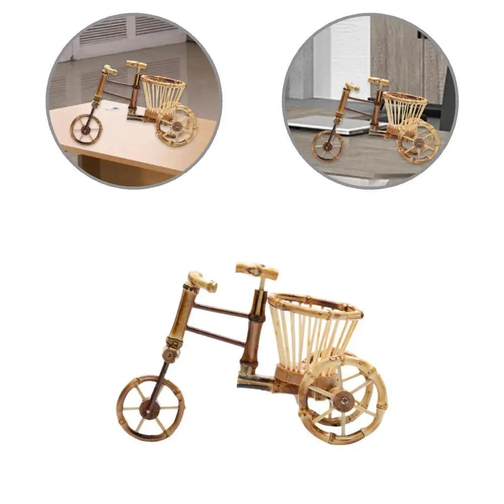 

Decorative Eco-friendly 3D Mini DIY Wooden Bicycle Miniature for Living Room