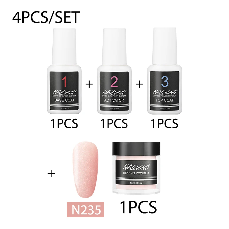 RP-4GLES-05 NAILWIND лак для ногтей, блестящая голографическая пудра, французский пигмент, хромированная пудра для погружения, блестки для ногтей, художественные украшения - Цвет: RP-4GLES-05