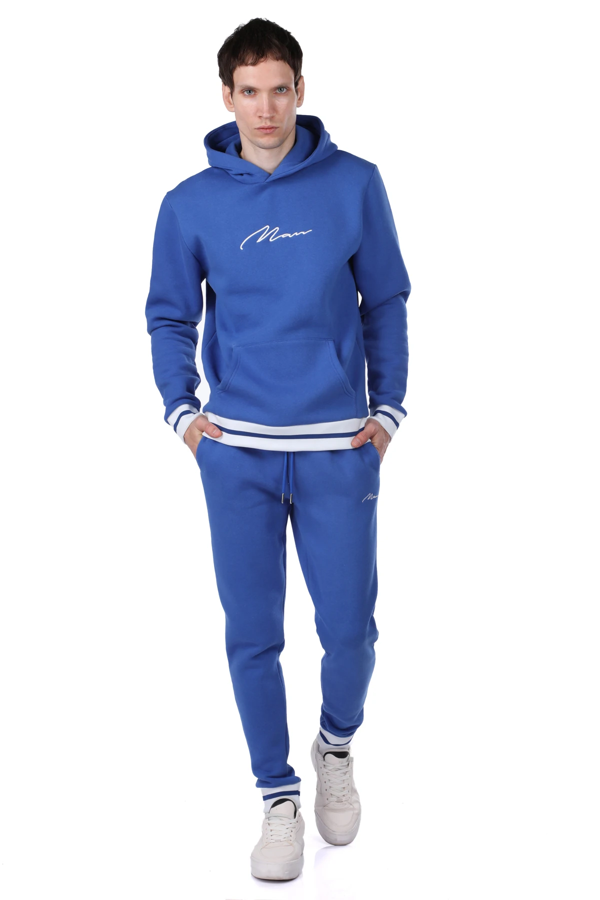 

Mens Hooded Sweatshirt with Inner Fleece