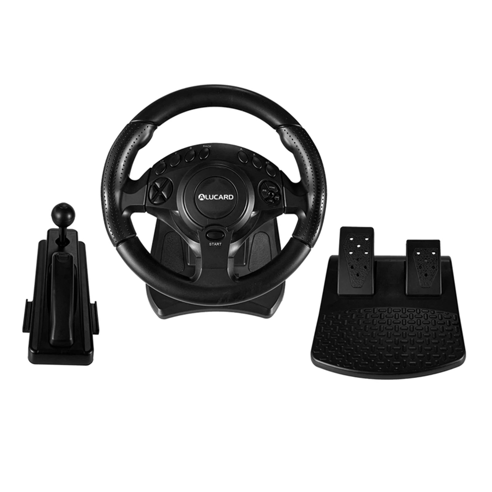 

Racing Game Steering Wheel Pedal Car Driving Kit for One/360 PC for