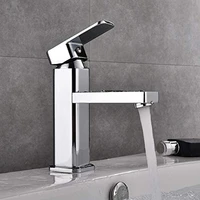 ruyage basin mixer commercial modern bathroom faucets single handle chrome single hole washbasin faucet simple installation