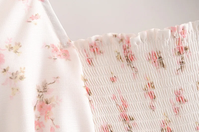 Женское шифоновое платье Bazaleas винтажное с разрезом эластичным бюстом и