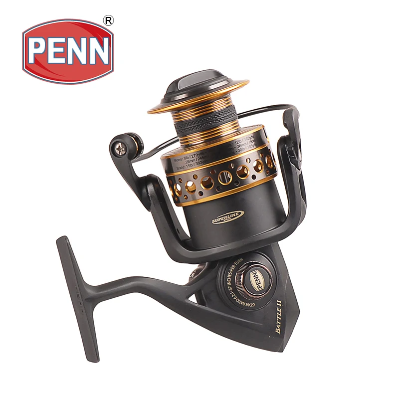 Рыболовные спиннинговые Катушки PENN BATTLE II BTL 3000/4000/5000/6000/8000 5 + 1BB максимальная