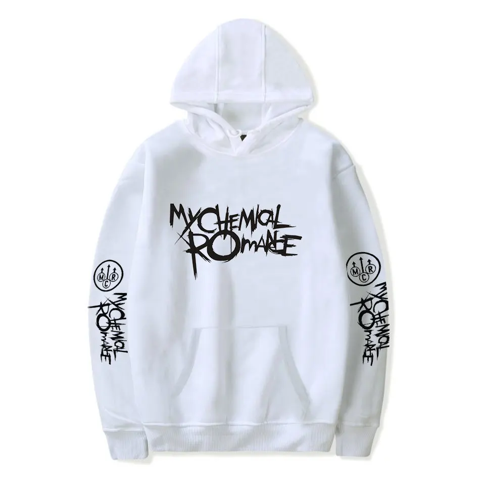 Толстовка с капюшоном My Chemical Romance для мужчин и женщин черная парадная в стиле