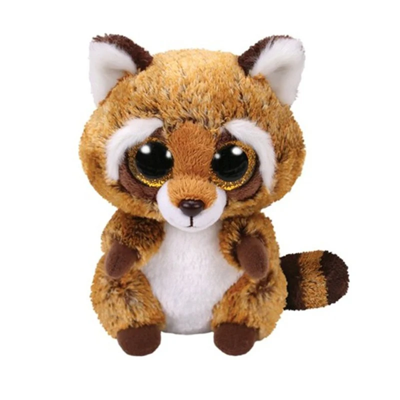 

15CM Ty Beanie Beastie Glitter Big Green Eyes Bat Cute Kawaii Plushies Stuffed Animals Cotton Unisex Children's Birthday Gifts