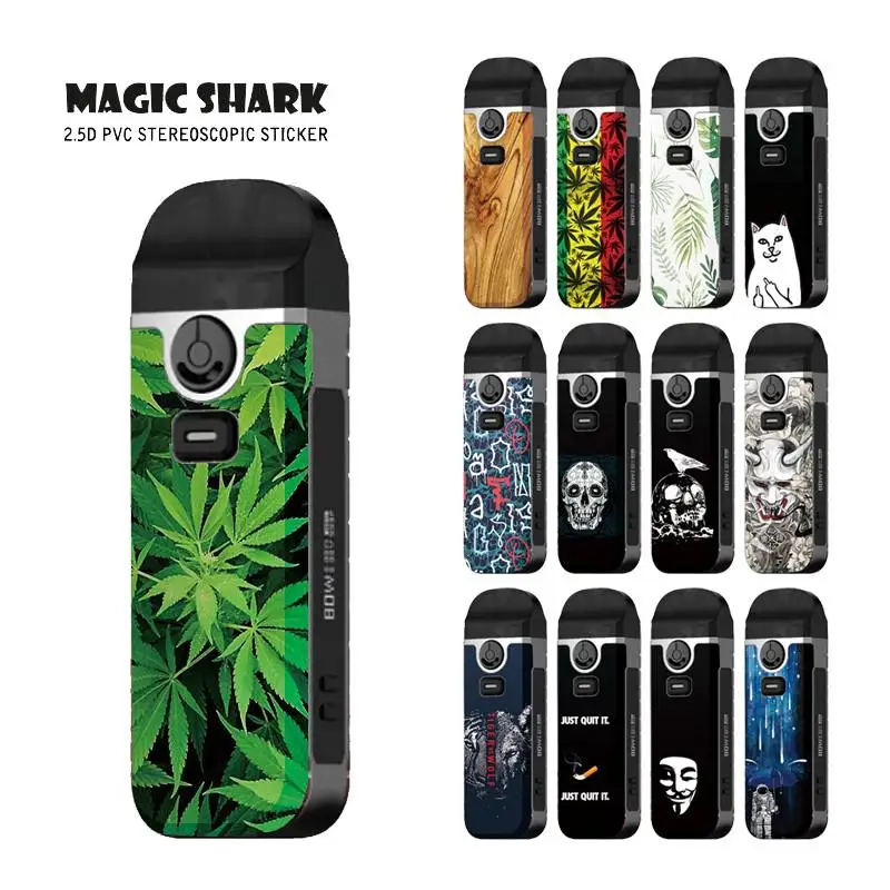 Новинка 100% волшебная Акула с принтом листьев дерева черепа сглаза медведь чевчик