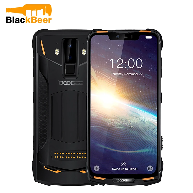 DOOGEE S90 Pro 6 18 дюймов MT6771T P70 смартфон IP68 прочный мобильный телефон 6G 128GB AL камера Android