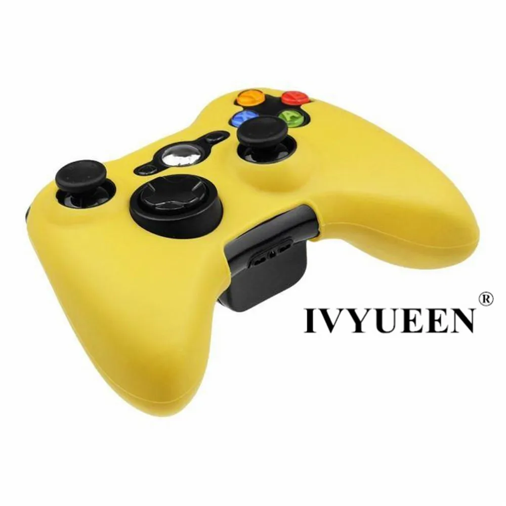 IVYUEEN 20 цветов мягкий силиконовый защитный чехол для microsoft Xbox 360 проводной/беспроводной контроллер аналоговые палочки крышки