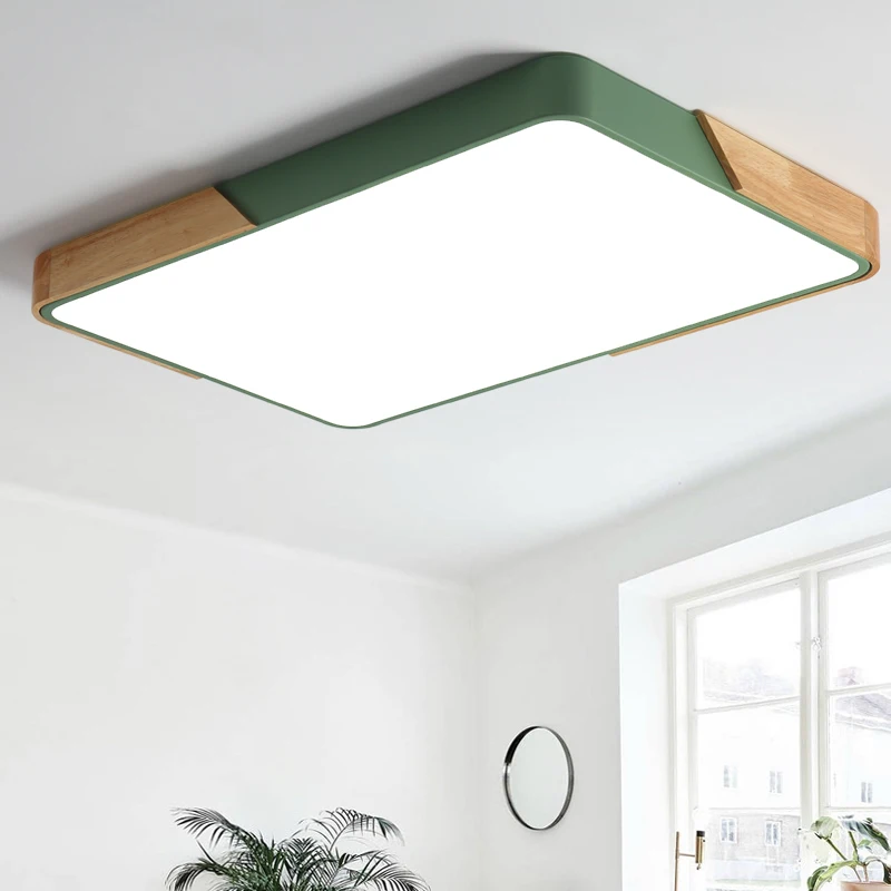 Современные прямоугольные светодиодные потолочные светильники для украшения