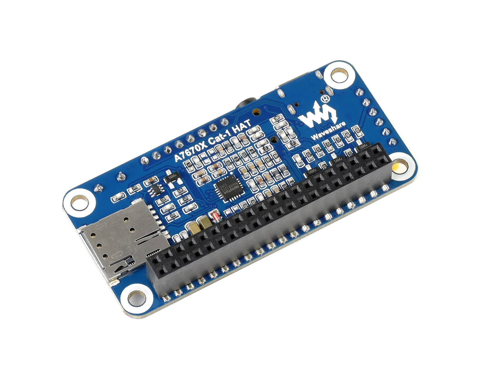 Шляпа A7670E LTE Cat-1 для Raspberry Pi Многополосная 2G GSM / GPRS LBS Европы Юго-Восточной Азии