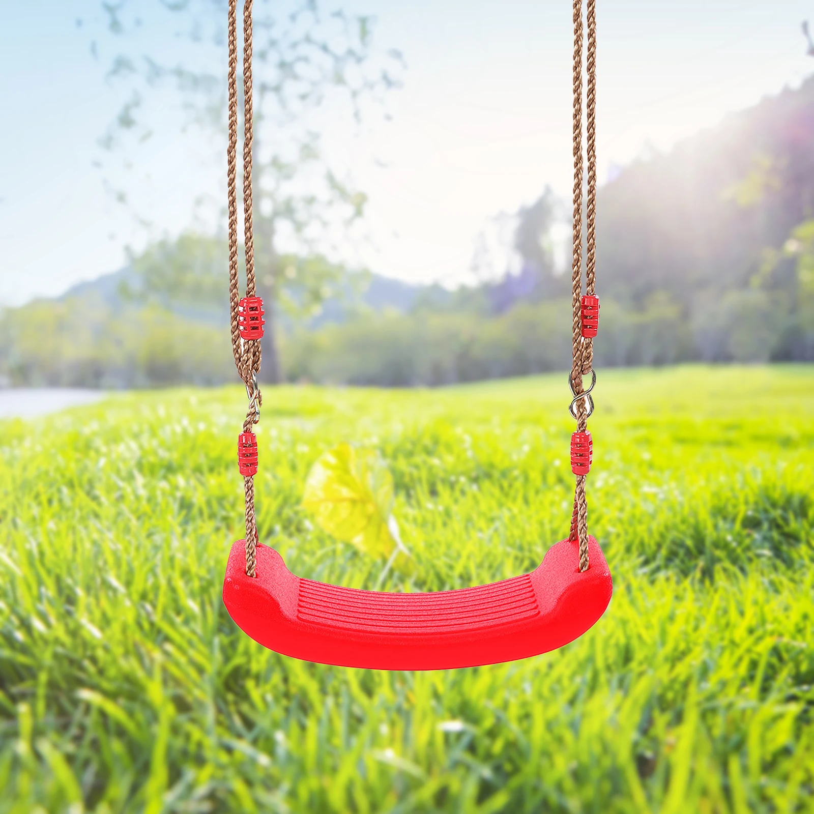 

Christmas Gift Adults and children Swing Wooden Toy Swing with Rope Toys Kids Indoor Outdoor Playhouse Wooden Garden Swings