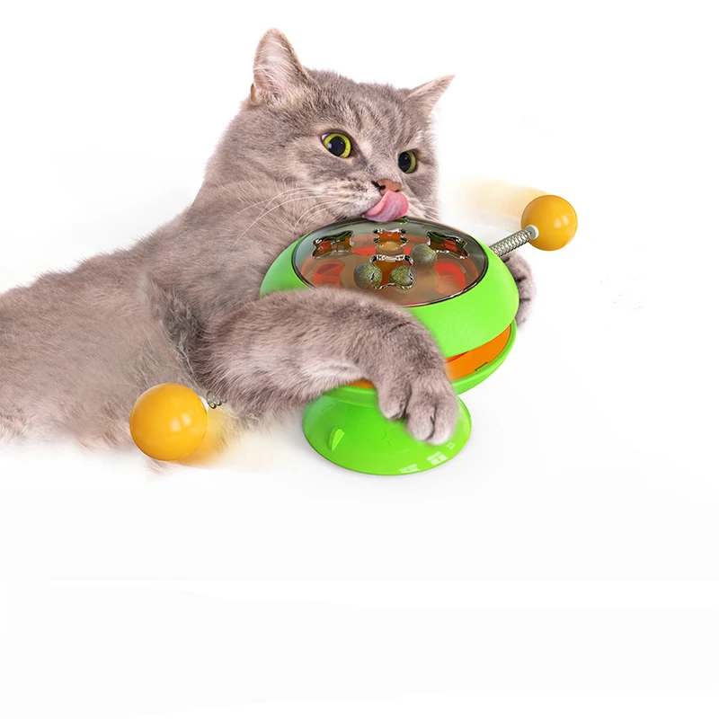 

Interactive Pet Toys Catnip Cat Toy Pet Training Toys For Kittens Funny Massage Rotatable Cat Toys With Catnip Ball Pet Supplies