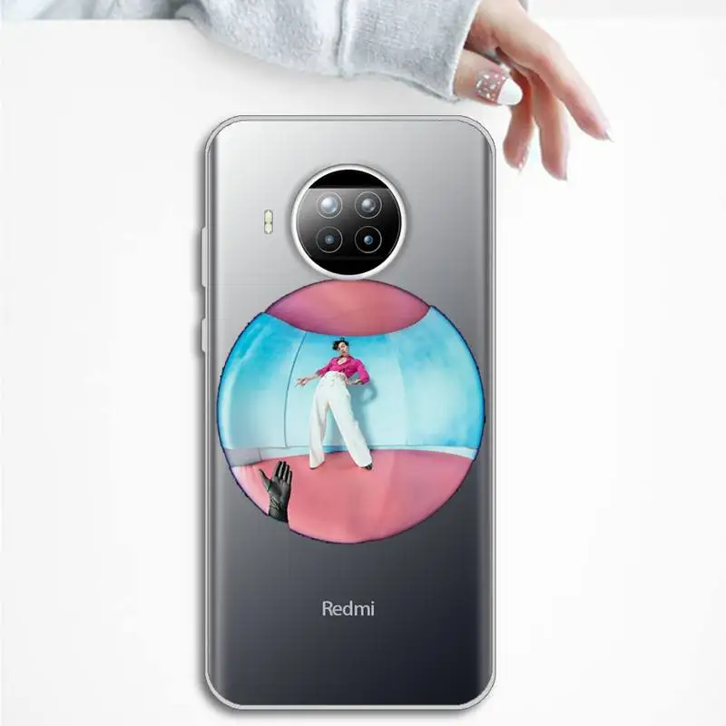 

Harry Styles love on Tour 2020 Phone Case Transparent Clear for Xiaomi Redmi note 10 t 8 9 pro lite 11