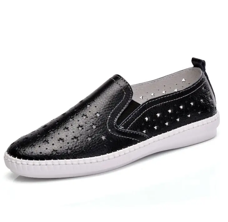 Новинка 2020 Весенняя дышащая повседневная обувь-топ из натуральной кожи с