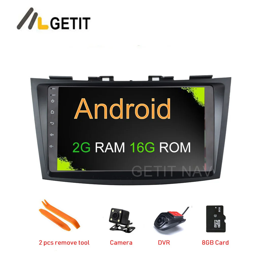 Android 9 0 Автомобильный мультимедийный радио GPS плеер для Suzuki Swift (2011-2015)