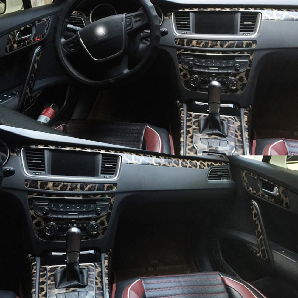Для Peugeot 508 2011 2017 панель Центрального управления дверная ручка 3D/5D наклейки из