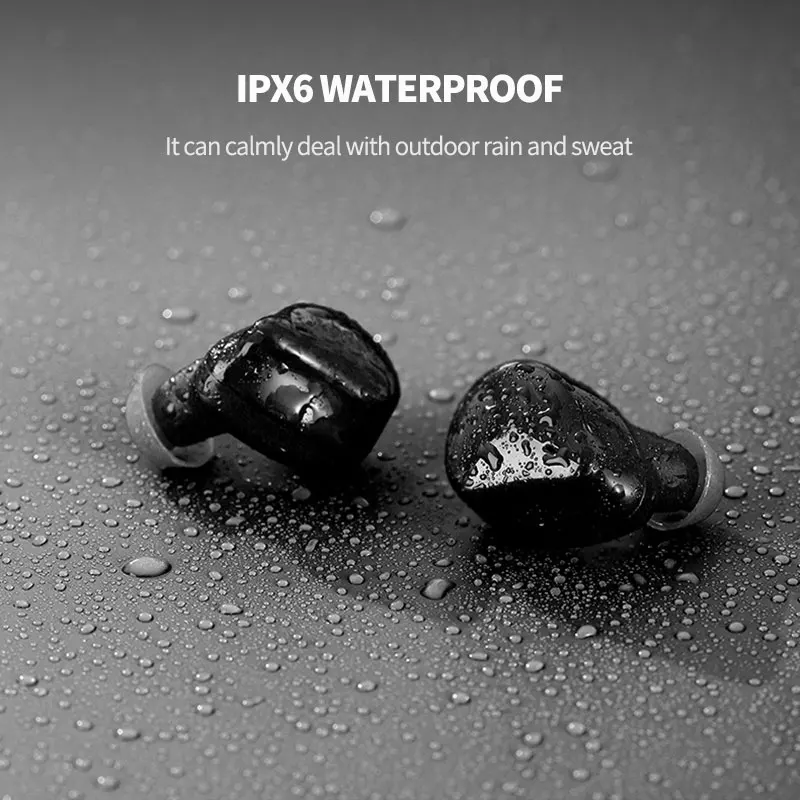 

Wireless charging Headphones Wireless Bluetooth Earphones aptX with Qualcomm Chip noise canceling Headset Sports TWS Earbuds