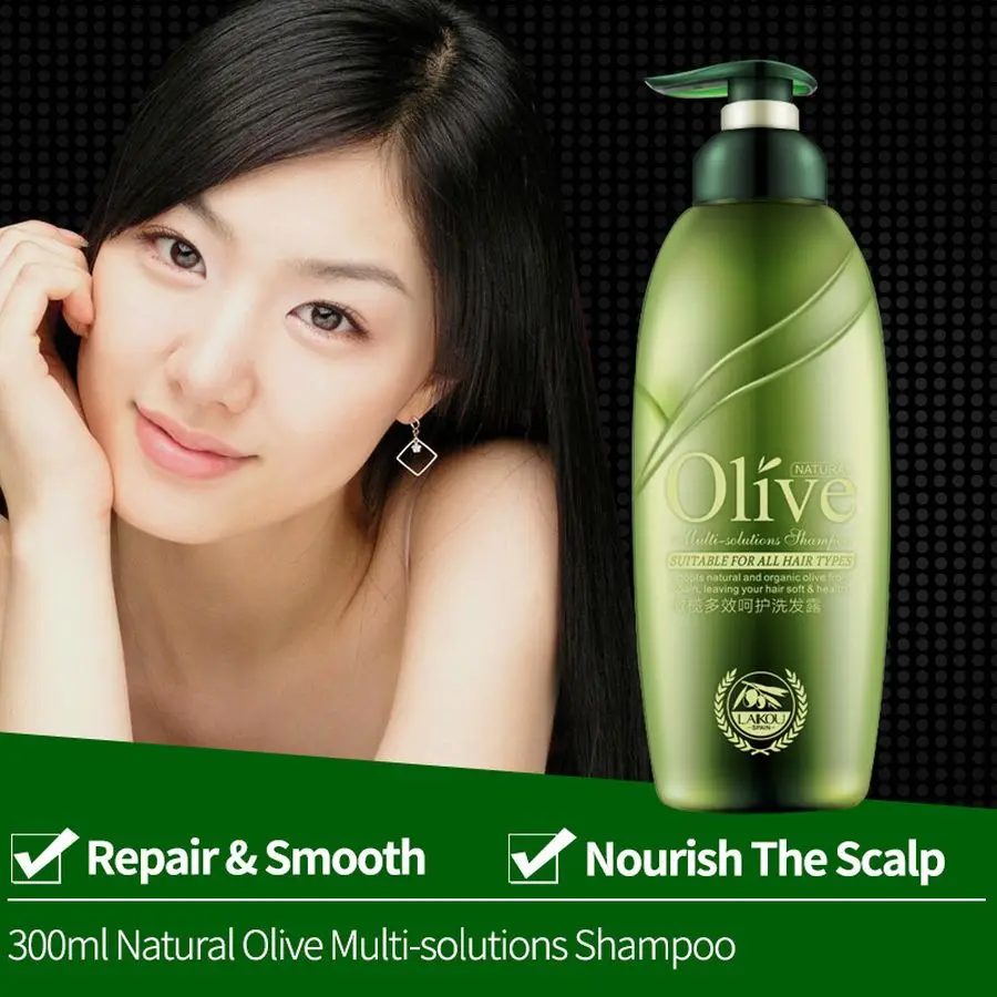 LAIKOU Shampoo For Hair Treatment Straighten Repair Keratin Moisturizing Damaged Care Mask Olive Removal Dandruff | Красота и