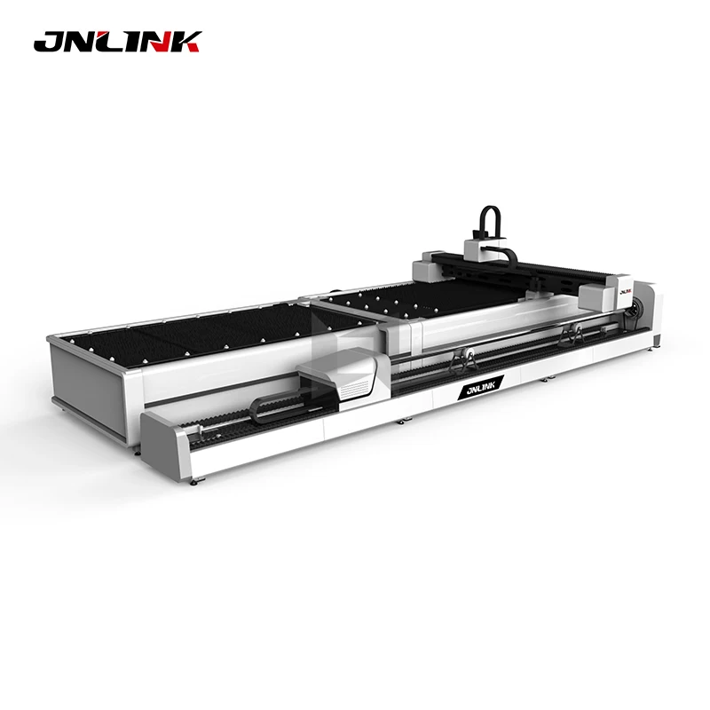 1k ватт волоконная Лазерная резка машина обмен стол металлическая трубка и