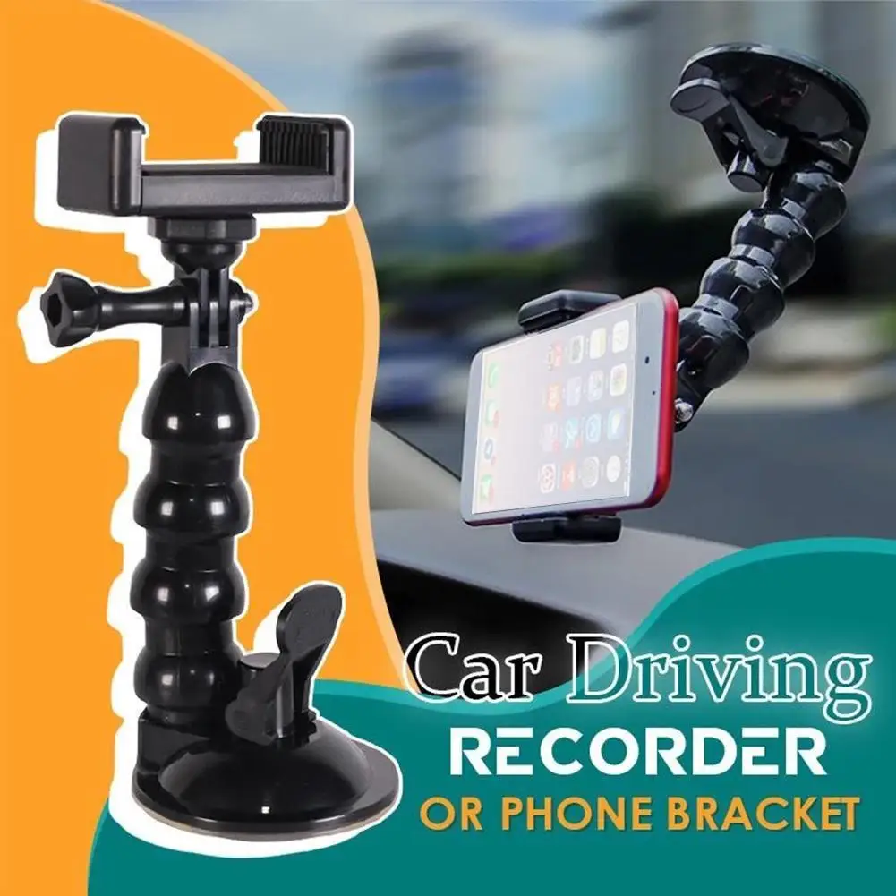 

Car Cup Bracket Driving Recorder GPS Phone Bracket 360 Adjustable PTZ Suction Cup Auto Box Storage Organizer