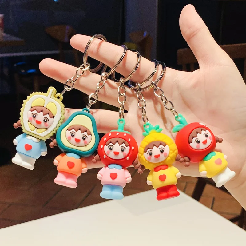 

Брелок для ключей в виде авокадо, фруктов, принцессы, 10 шт./компл.