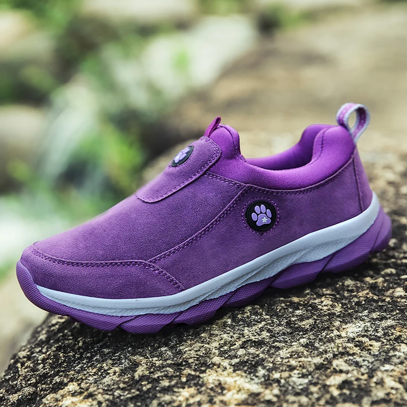 Женская зимняя обувь Женские лоферы из искусственной замши Теплые меховые