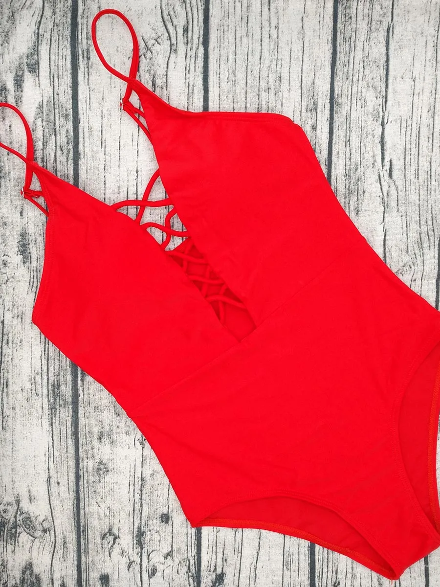 

Summer Swimwear 2021 Women One Piece Solid Black Hollow Sexy Push Up Beach Wear Bathing Suit Casual Swimsuit Female Bodysuits