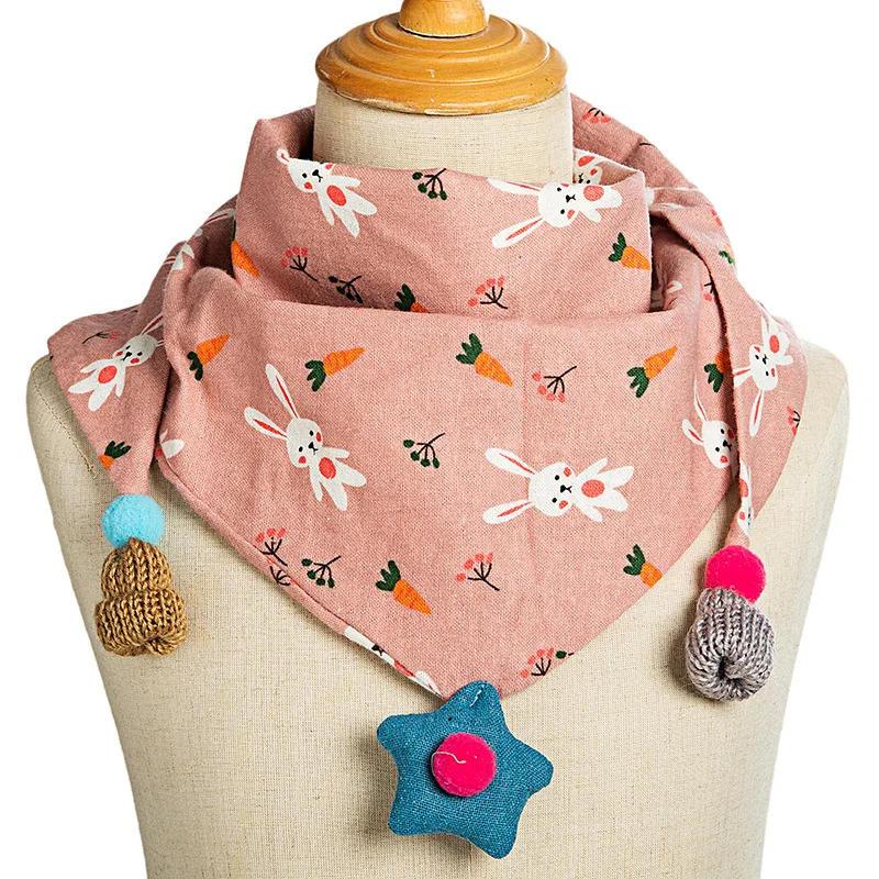 Шарф детский осенне-зимний мягкий треугольный |