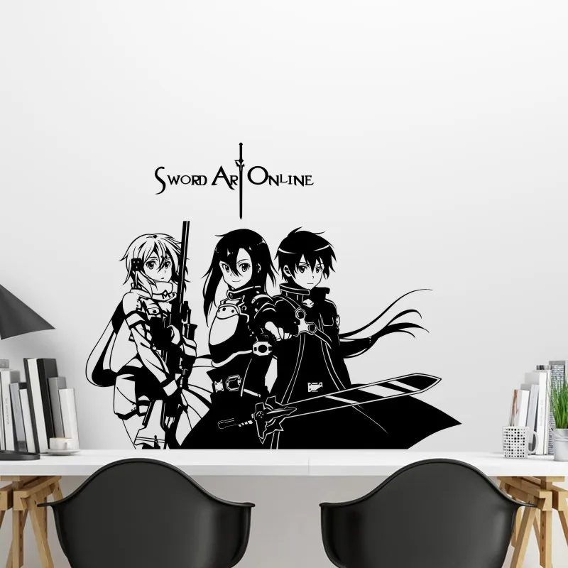 Виниловые наклейки на стену с изображением меча онлайн декоративные для дома